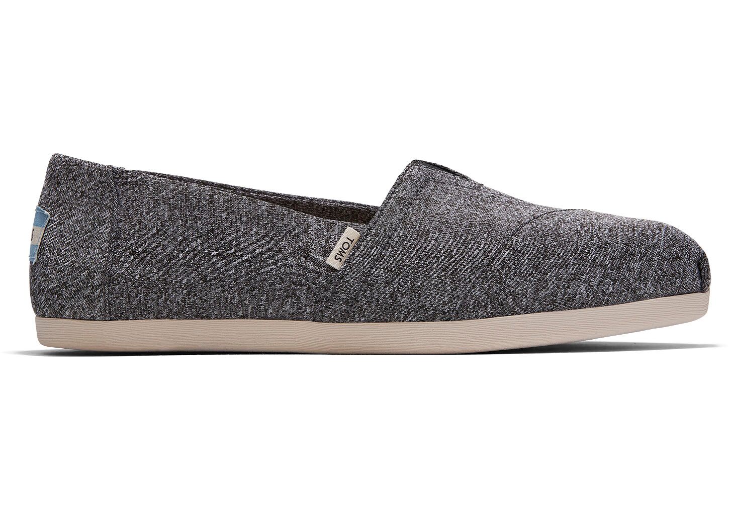 Toms REPREVE Melange Knit Classics - Womens Alpargata Espadrilles - Grey - NZ - 687912GCV